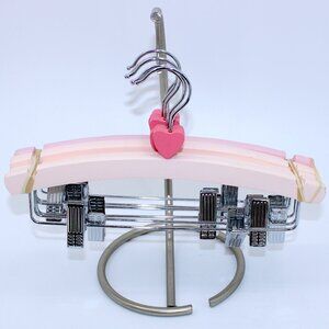 12 Inch Pink Decorative Top Hangers (set of 6)